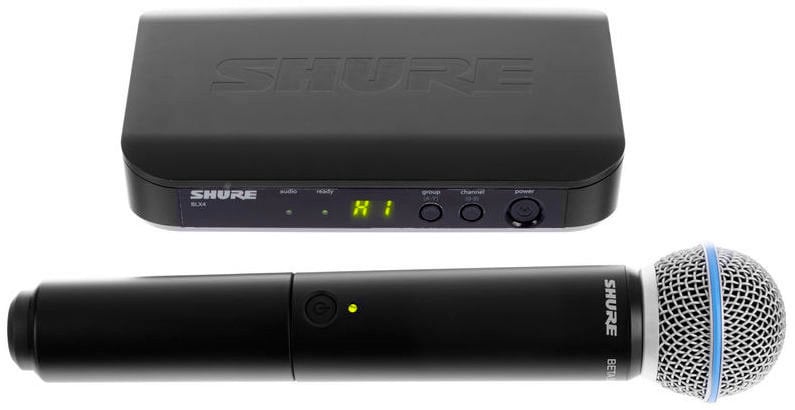 Джобна безжична система Shure BLX24E/B58 H8E: 518-542 MHz