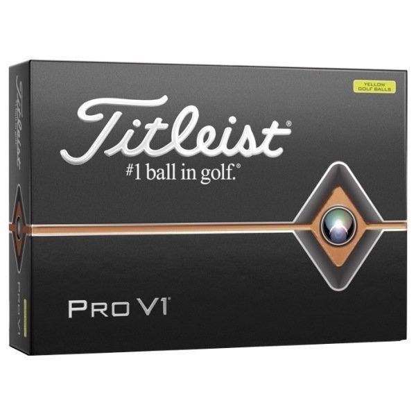 Piłka golfowa Titleist Pro V1 Yellow 2019 Dz