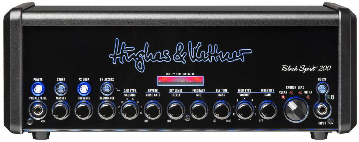 Amplificador de modelação para guitarra Hughes & Kettner Black Spirit 200