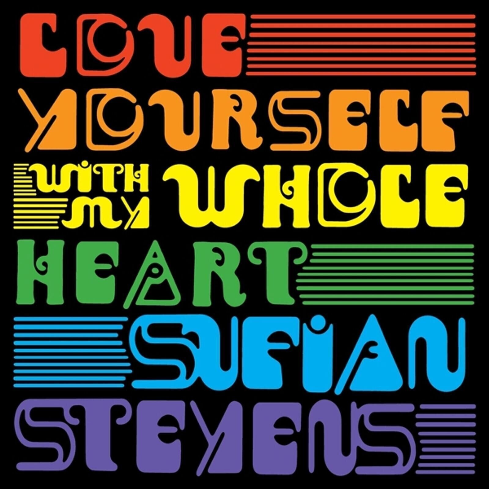 Disc de vinil Sufjan Stevens - Love Yourself / With My Whole Heart (Limited Edition) (Tie Dye Splatter Coloured) (7'' SP)