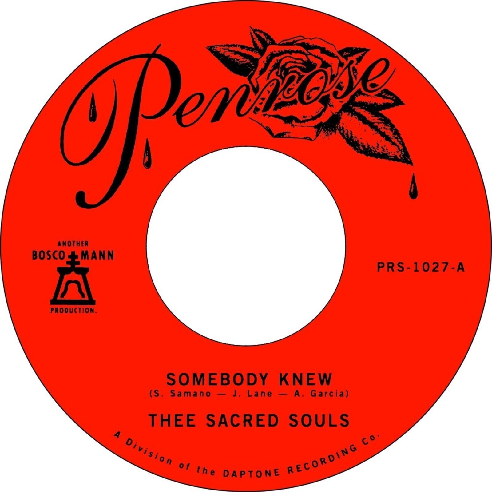 Disc de vinil Thee Sacred Souls - Somebody Knew / We Don't Have To Be Alone (45 RPM) (7'' SP)