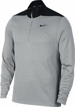 Pulover s kapuco/Pulover Nike Dry Core 1/2 Zip Mens Sweater Wolf Grey/Pure Platinum/Black 2XL - 1