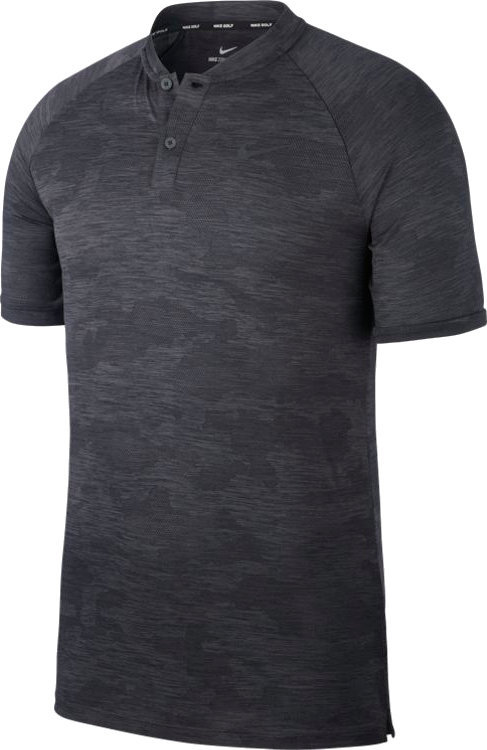 Koszulka Polo Nike Tiger Woods Vapor Zonal Cooling Camo Koszulka Polo Do Golfa Męska Anthracite/Black XL