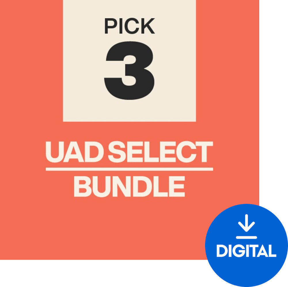 Plugins d'effets Universal Audio UAD Select 3 Plus Bundle (Produit numérique)