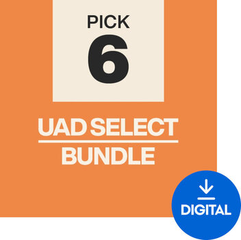 Programinės įrangos papildinio efektų procesorius Universal Audio UAD Select 6 Plus Bundle - 1