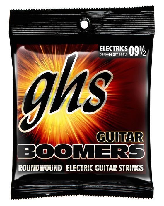 Cordes pour guitares électriques GHS Boomers Roundwound 9,5-44