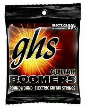 Cordes pour guitares électriques GHS Boomers Roundwound 9,5-44 - 1