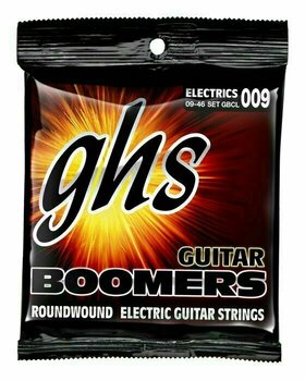 Cordes pour guitares électriques GHS Boomers Roundwound 9-46 - 1