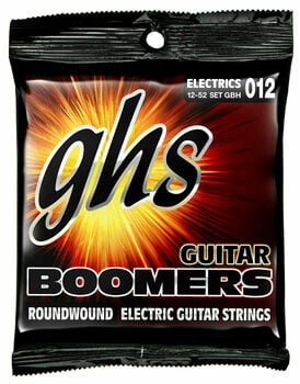 Struny do gitary elektrycznej GHS Boomers Roundwound 12-52 - 1