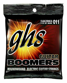 Struny do gitary elektrycznej GHS Boomers Low Tune - 1