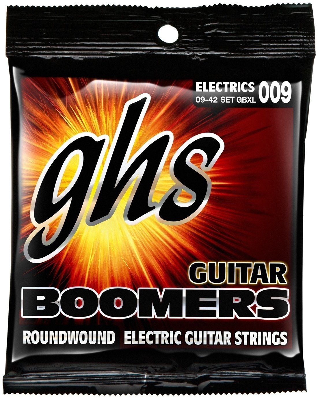 Cordes pour guitares électriques GHS Boomers Roundwound 9-42