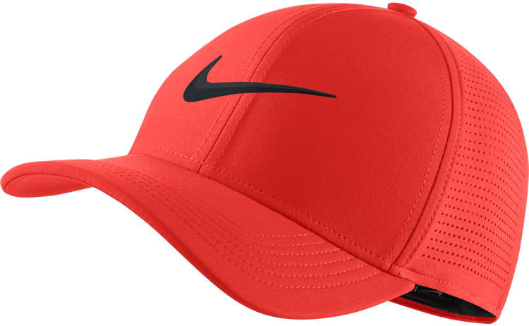 Καπέλο Nike Unisex Arobill CLC99 Cap Perf. M/L - Habanero Red/Anthrac.