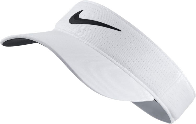 Kapa za golf Nike Women's Arobill Visor OS -White/Anthracite