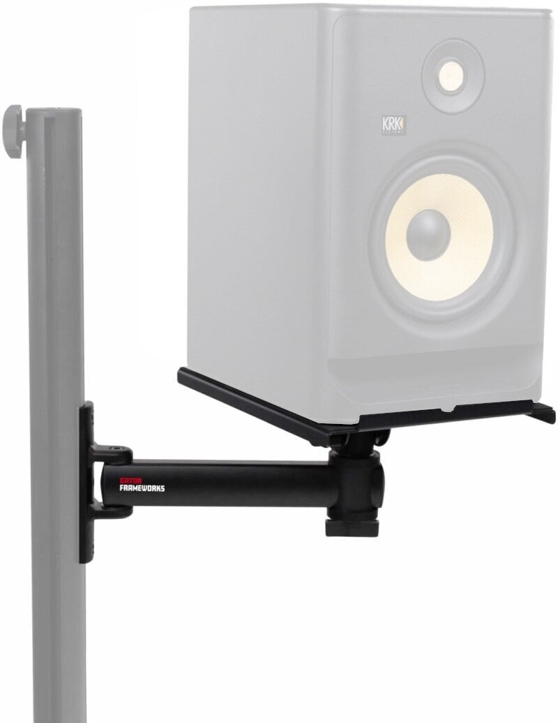 Suporte para monitores de estúdio Gator Frameworks ID Series Creator Tree Speaker Tray Suporte para monitores de estúdio