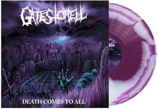Schallplatte Gates to Hell - Death Comes To All (45 RPM) (Purple And White Swirl Coloured) (LP)