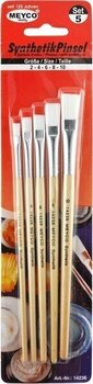 Pennello Meyco 14236 Set di pennelli piatti 2/4/6/8/10 5 pezzi - 1