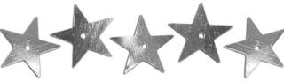 Material Meyco 203-55 Confetti Silver Stars