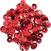 Material Meyco 207-05 Sequins Red