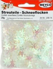 Material Meyco 208-14 Confetti Snowflakes