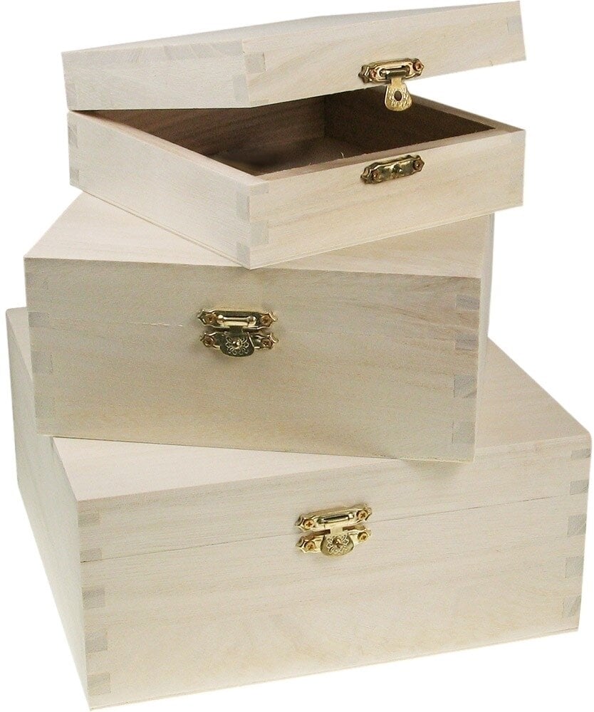 Materiale Meyco 34687 Scatola di legno