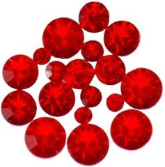 Material Meyco 61823 Acrylic Rhinestones Red