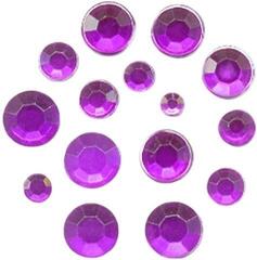 Material Meyco 61840 Acrylic Rhinestones Purple