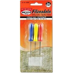 Siuvimo adata Meyco Felting Needle Set With Handle 3 pcs
