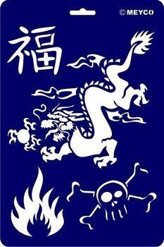 Modello Meyco 66011 Stencil 20x30 cm Drago 20x30 cm - 1