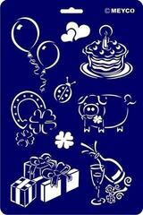 Template Meyco 66012 Templates 20x30 cm Celebration 20x30 cm