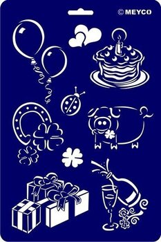 Template Meyco 66012 Templates 20x30 cm Celebration 20x30 cm - 1