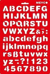 Template Meyco 66050 Templates 20x31 cm Letters Thick 20x31 cm