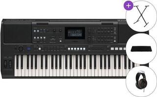 Keyboard with Touch Response Yamaha PSR-E583 SET Black/PSR-E583