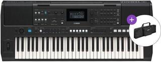Keyboard with Touch Response Yamaha PSR-E483 SET 3 Keyboard with Touch Response Black
