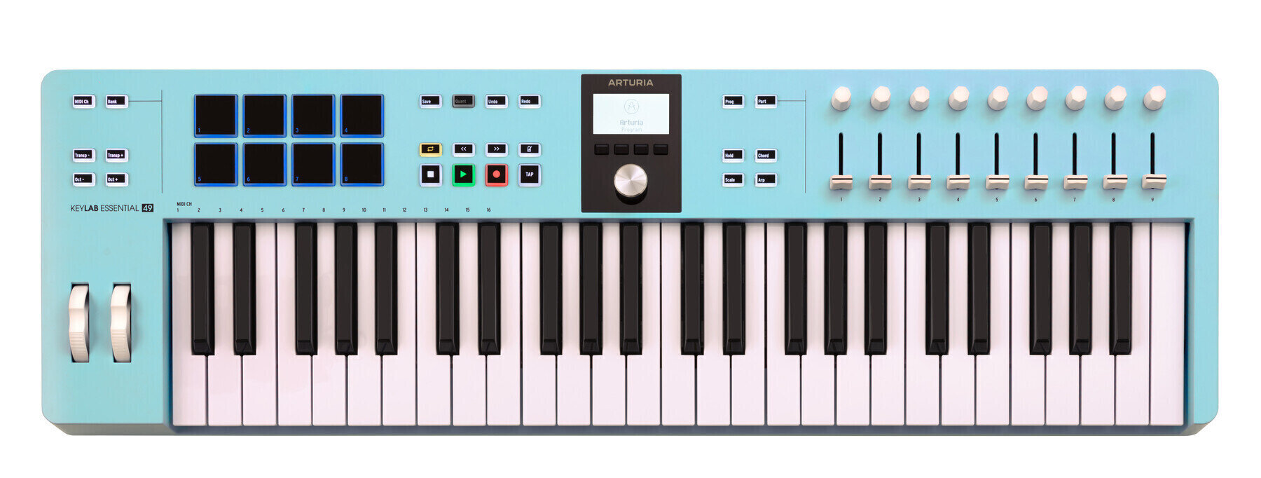 Tastiera MIDI Arturia KeyLab Essential 49 mk3 Tastiera MIDI Aquamarine