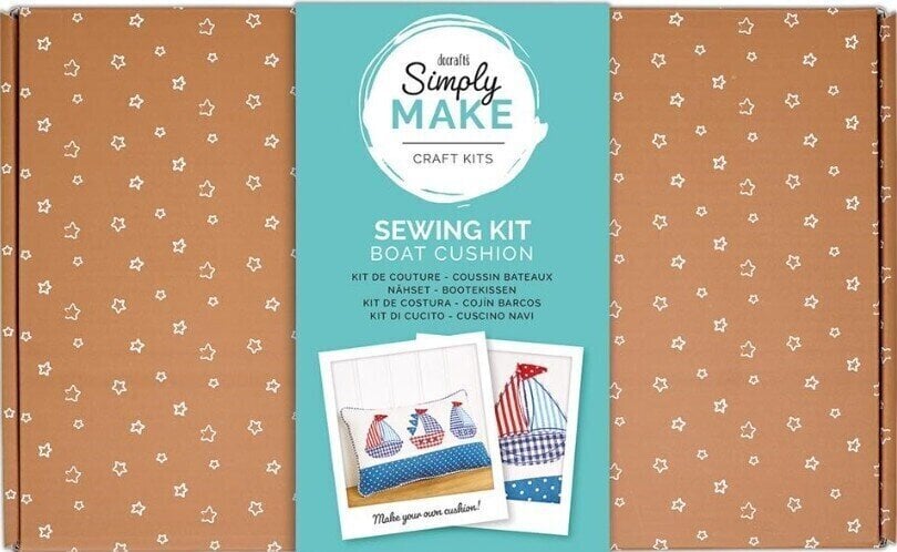 Ensemble artistique et créatif Docrafts Kit créatif Coussin - Bateau