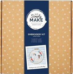 Kunst og kreativt sæt Docrafts Kreativt sæt Broderede enhjørninger