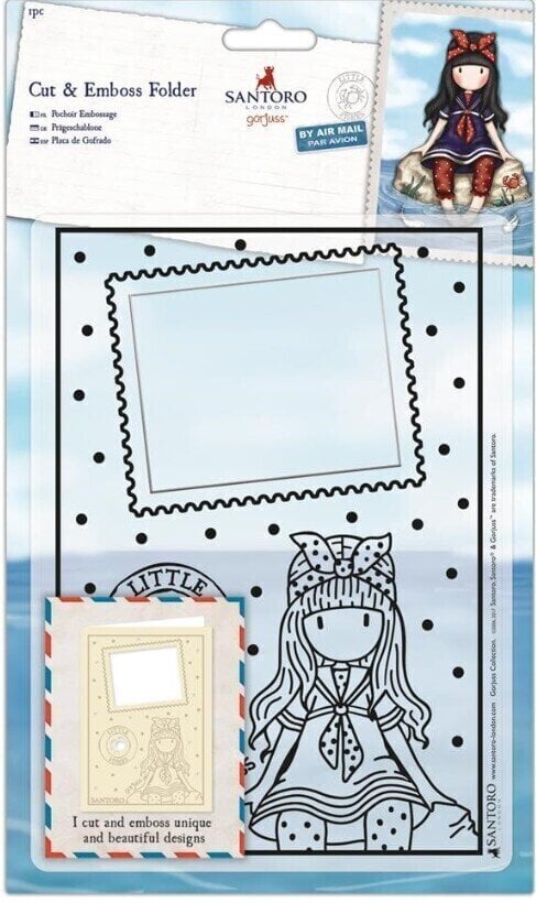 Scrapbooking Docrafts GOR 503013 Embossing Folder 15x21 cm-Fish
