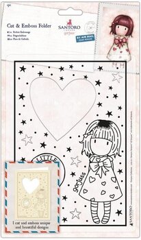 Scrapbooking Docrafts GOR 503014 Džep za utiskivanje 15x21 cm-Srce - 1