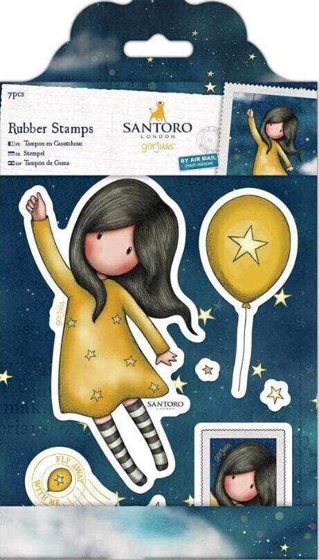 Štampiljka Docrafts Santoro Gorjuss Komplet tesnil Balon 7 Kosov