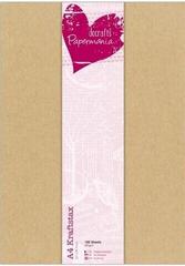 Popierius Docrafts Set Of Kraftstax Cardboard Papers A4 100 pcs