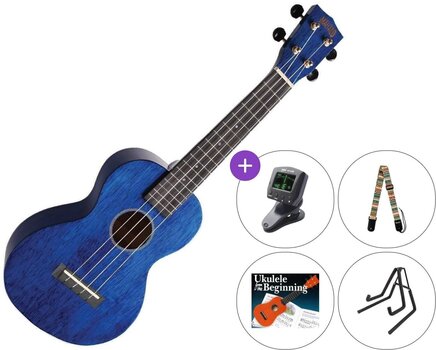 Koncertni ukulele Mahalo MH2-TBU SET Trans Blue Koncertni ukulele - 1