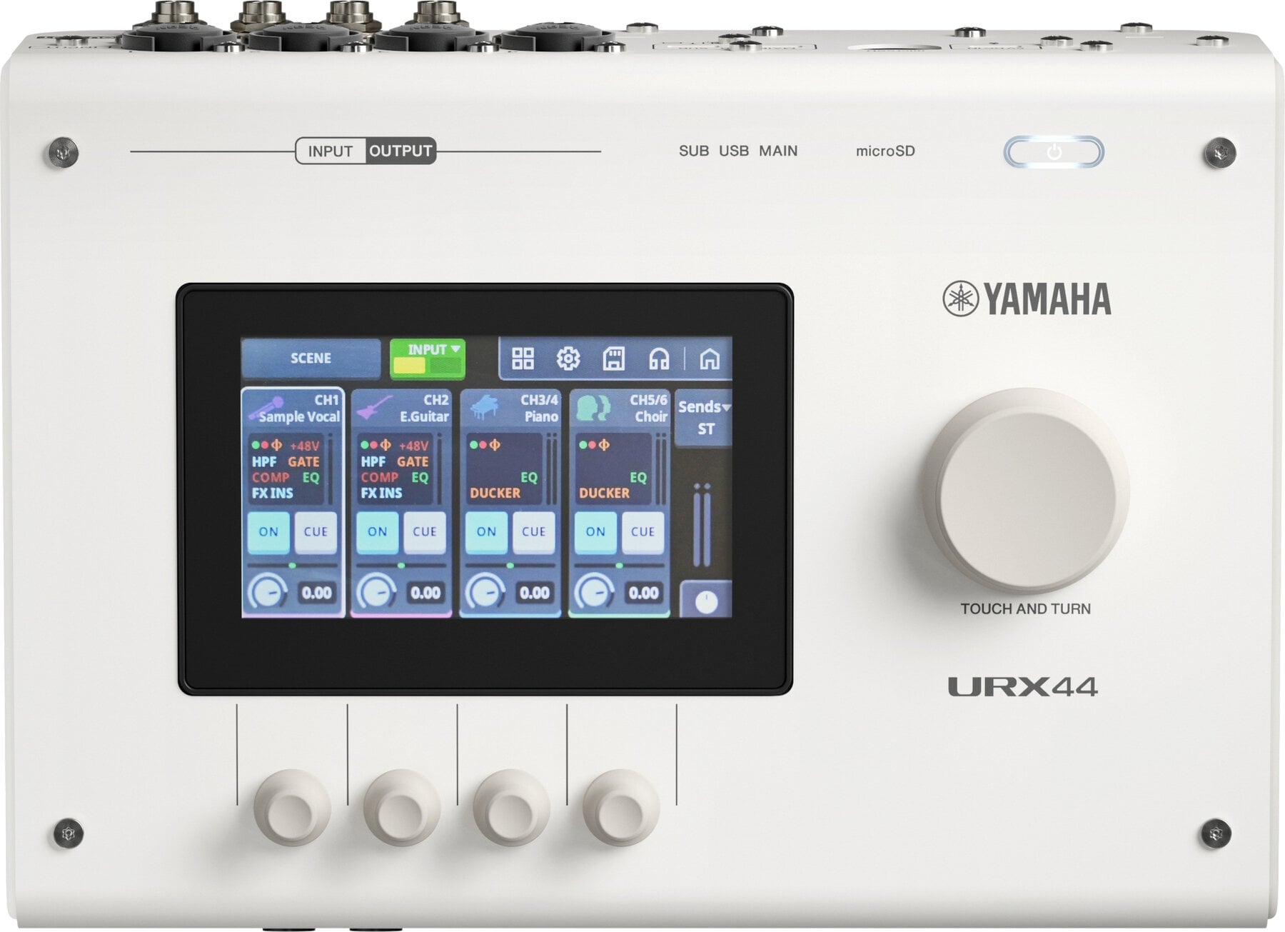 USB-audio-interface - geluidskaart Yamaha URX44 USB-audio-interface - geluidskaart