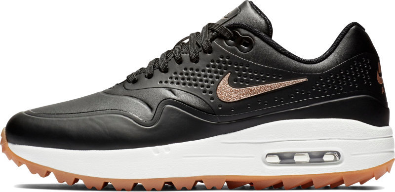 Pantofi de golf pentru femei Nike Air Max 1G Negru/Roșu metalic 36,5