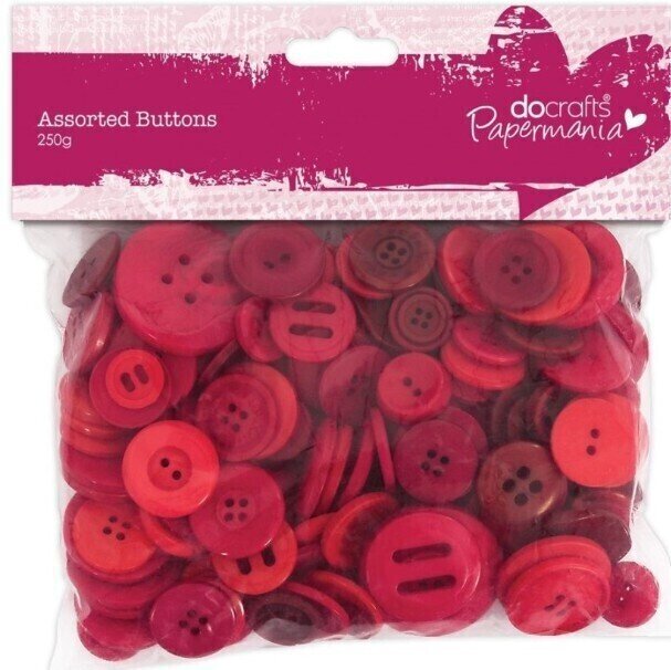 Materijal Docrafts PMA 354304 Дугмад Red