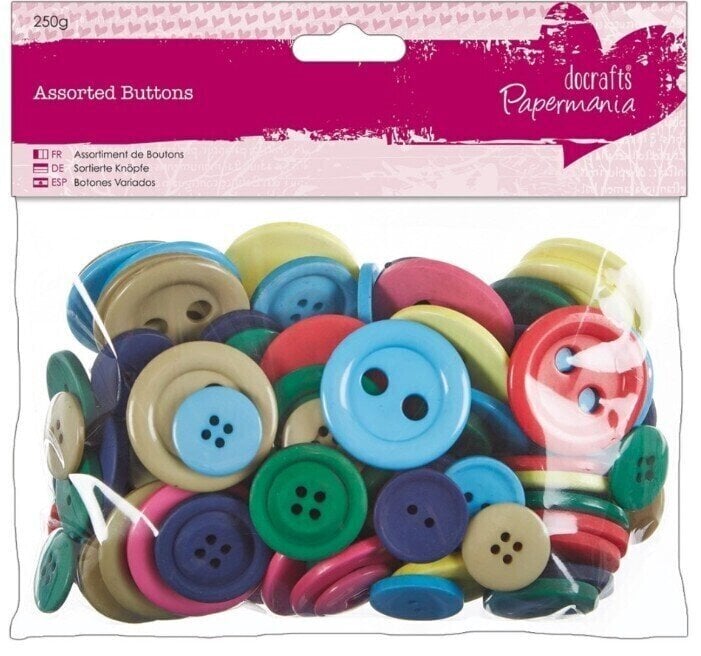 Materjal Docrafts PMA 354317 Nööbid Bright Colours