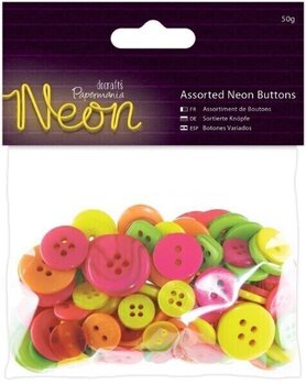Materiale Docrafts Button Mix 50g Neon - 1
