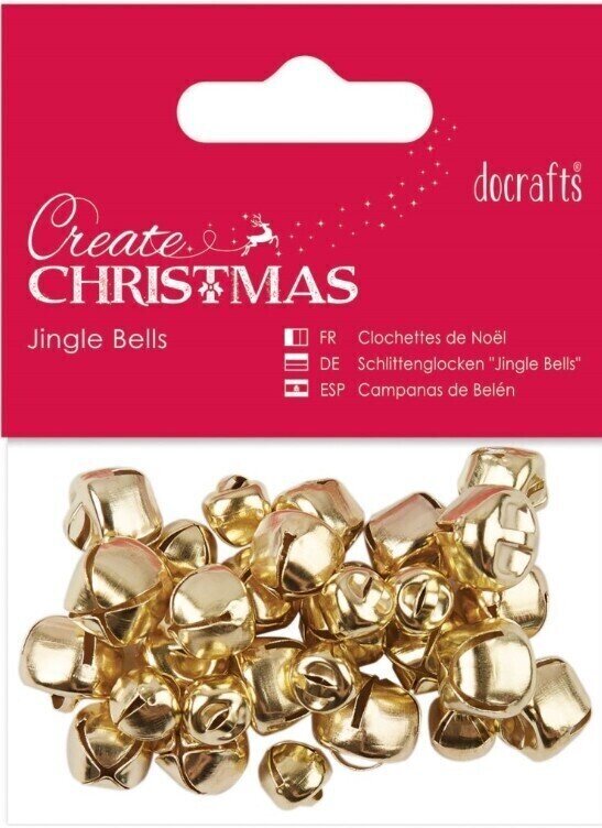 Materiale Docrafts Jingle Bells 30 pcs Gold