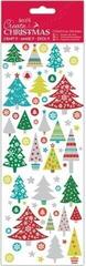 Materiaal Docrafts PMA 804912 Stickers Kerstbomen