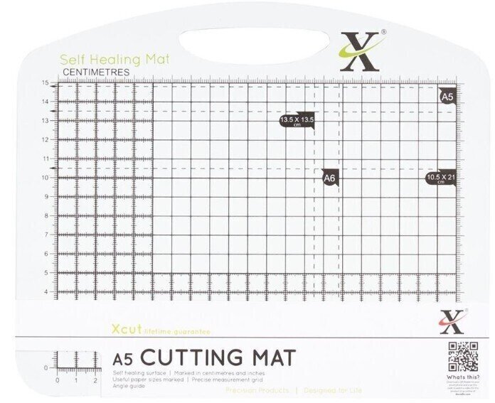 Scrapbooking Docrafts XCU 268432 Podloga za rezanje A5-Black & White