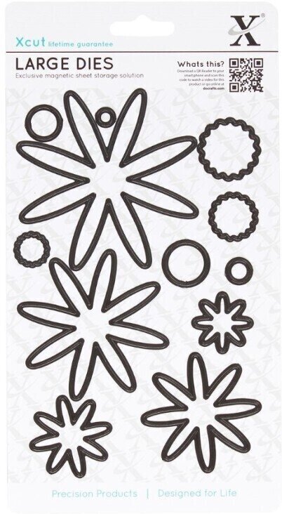 Šablona Docrafts xcut Šablone Gerberi 13 kom